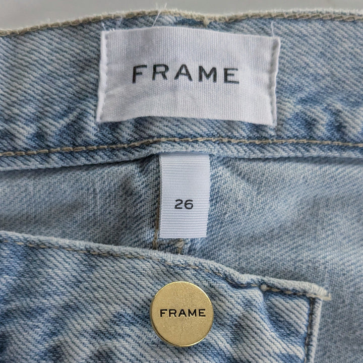 Frame Le Baggy Palazzo Light Wash Jeans Size 26
