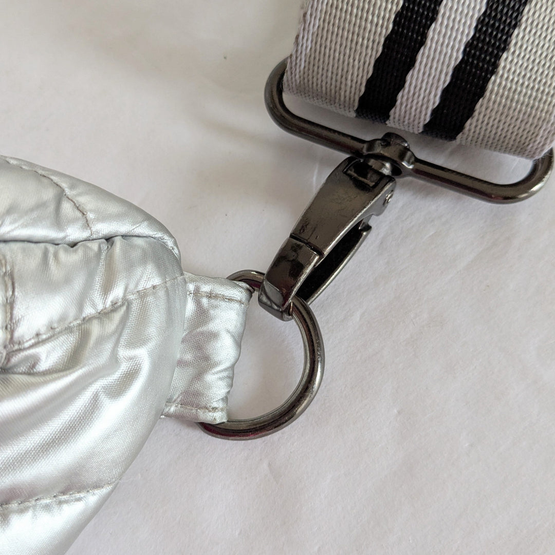 Think Rolyn Little Runaway Silver Belt Bag