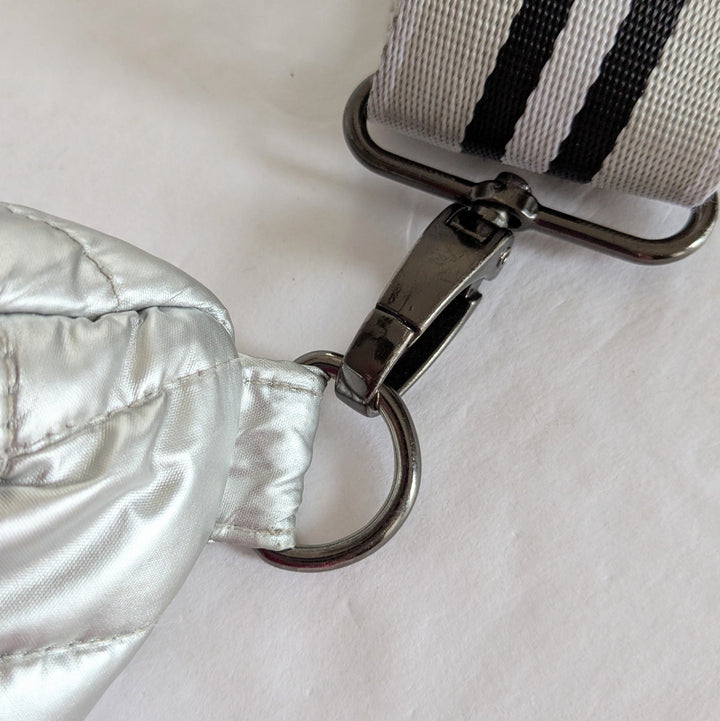 Think Rolyn Little Runaway Silver Belt Bag