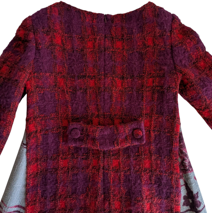 Philosophy de Alberta Ferretti Mohair and Wool Blend Dress Size XS