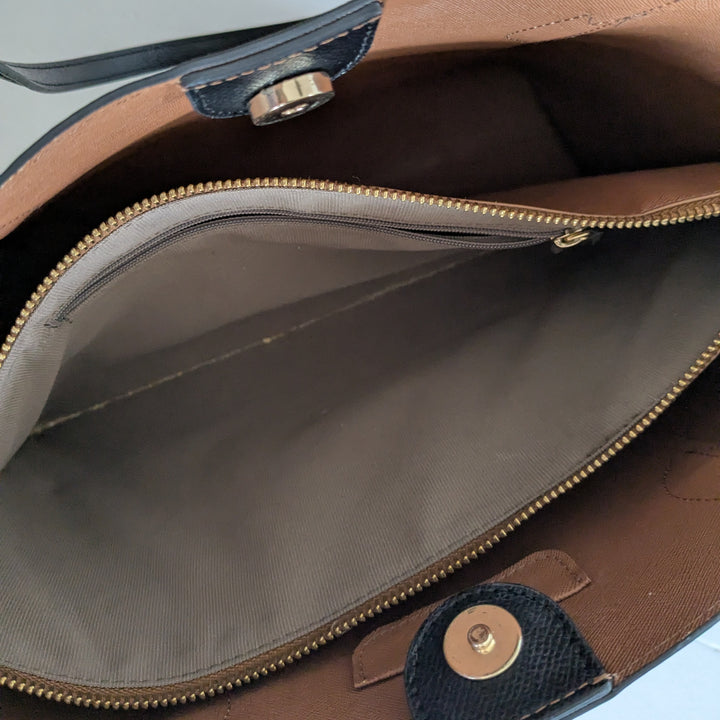 Furla Vittoria Leather Tote Bag