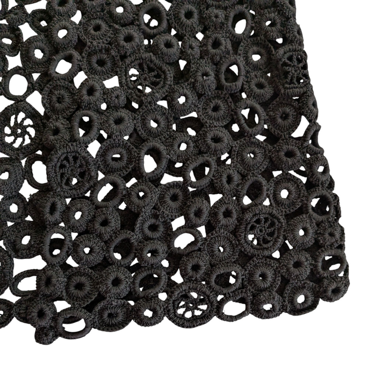 Vivienne Tam Crocheted Open Vest