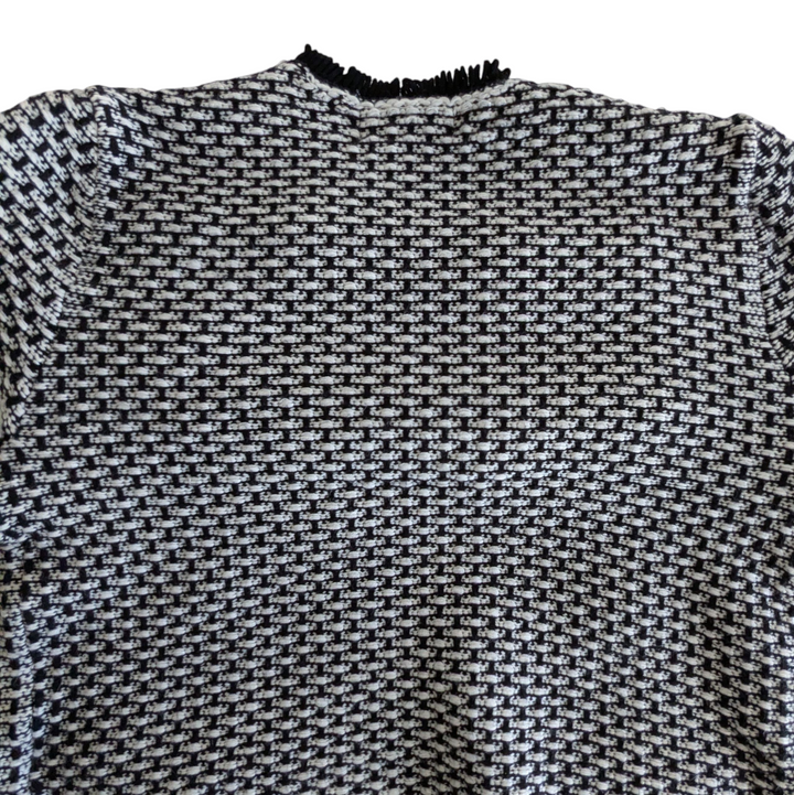 Tahari Tweed Open Blazer Size Large