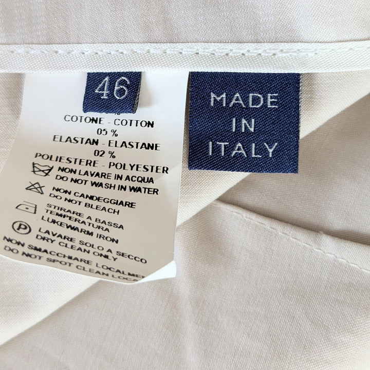Incotex Cotton Ankle Pants Size 46