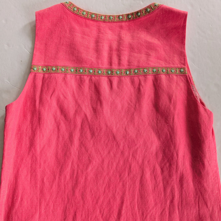 Vineyard Vines Linen Blend Sheath Dress Size 6