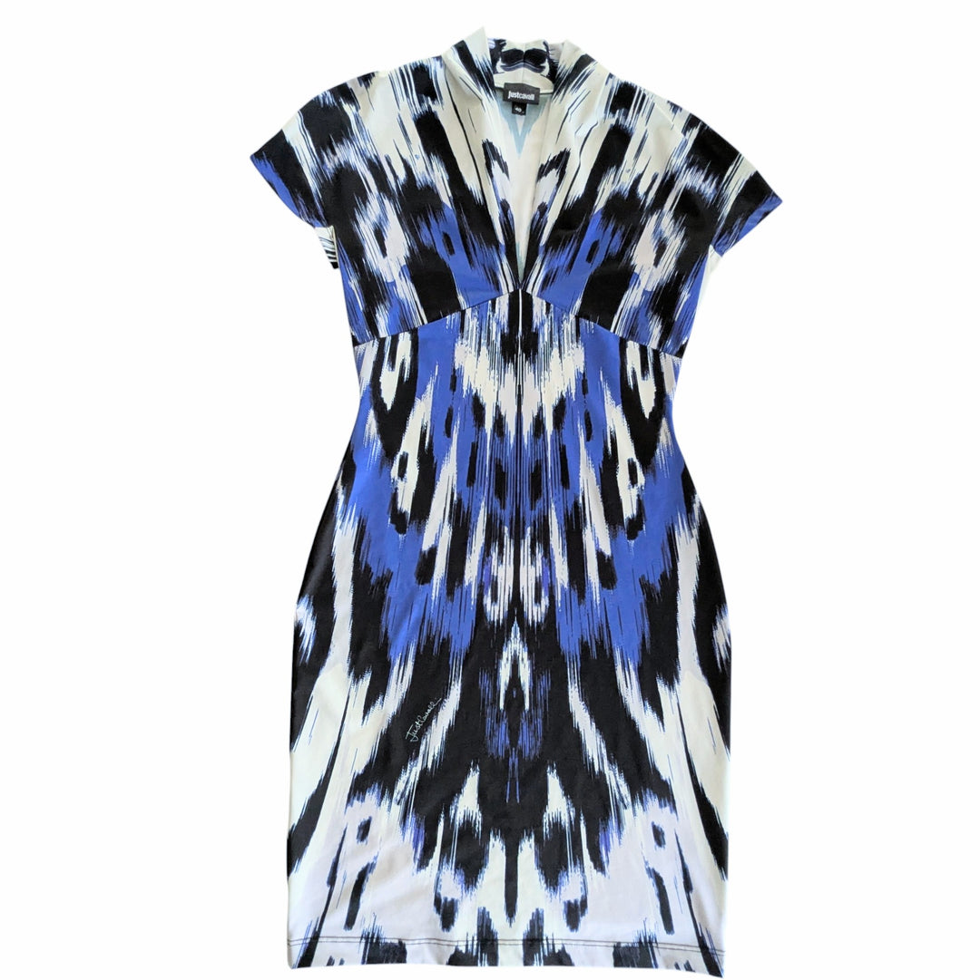 Just Cavalli Ikat Print Dress Size 40