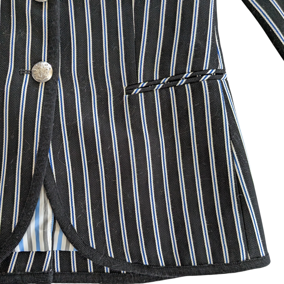 Veronica Beard Striped Cotton Blazer Size 8