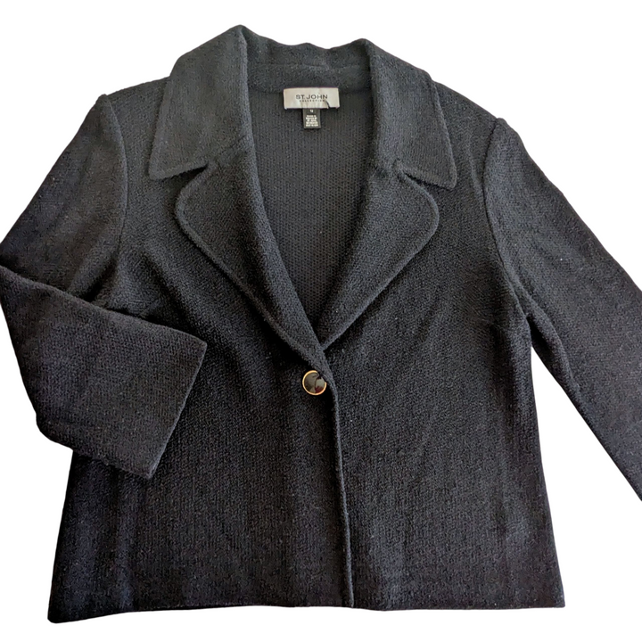 St John Santana Knit Jacket Size 12