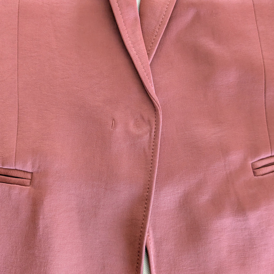 Banana Republic Long Lean Satin Blazer Size 12P