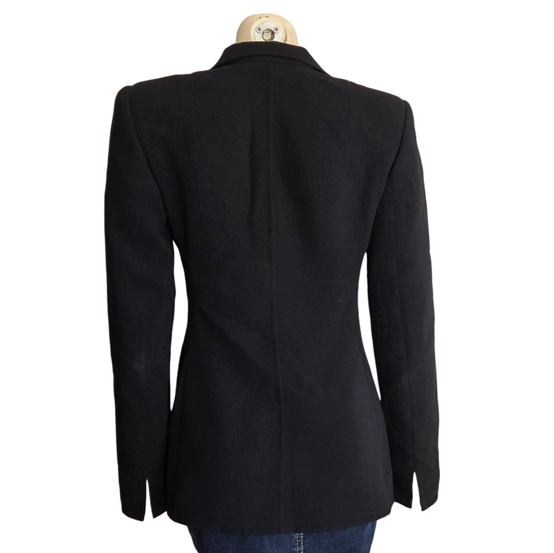 Akris Black Wool Blazer Size 6