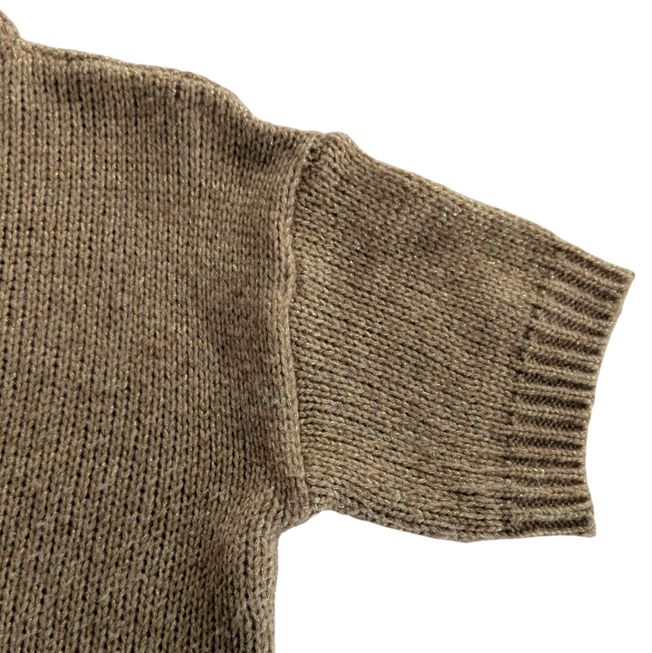Club Monaco Metallic Gold Sweater Size Medium