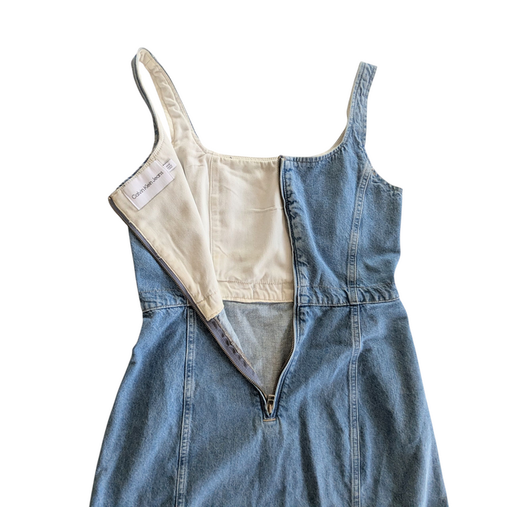 Calvin Klein Jeans Denim Dress Size Small