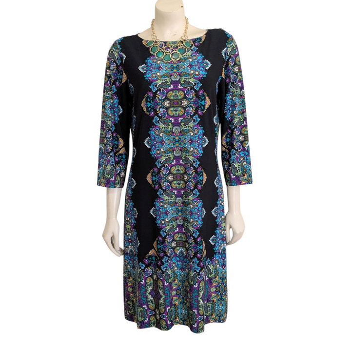 London Times Jersey Knit Dress Size 10