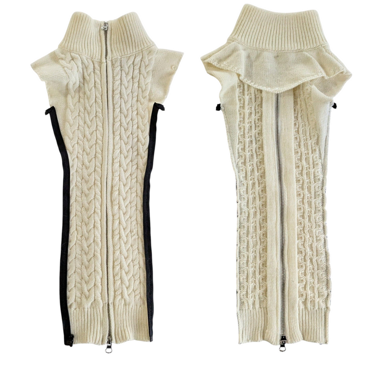 Veronica Beard Cable Knit Dickey