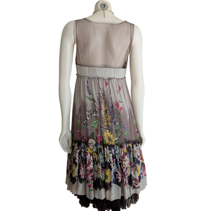 BCBG Sleeveless Silk Dress Size Small