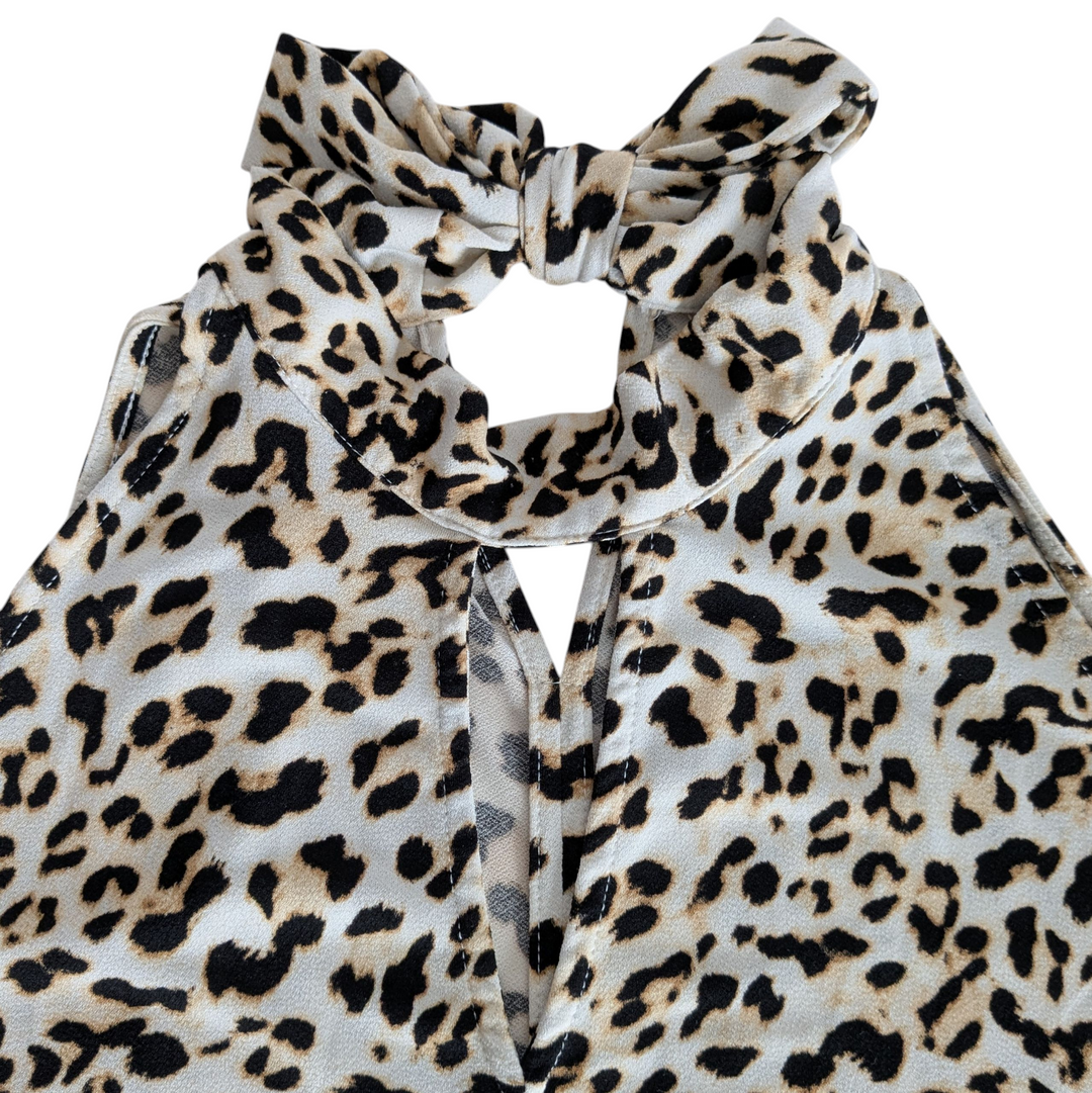 Banana Republic Animal Print Top Size Large