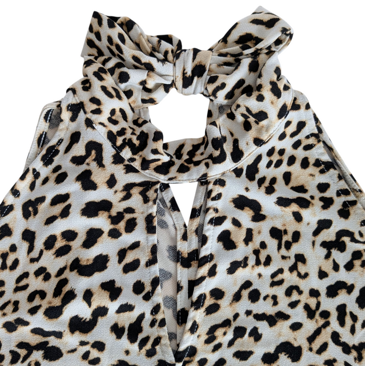 Banana Republic Animal Print Top Size Large