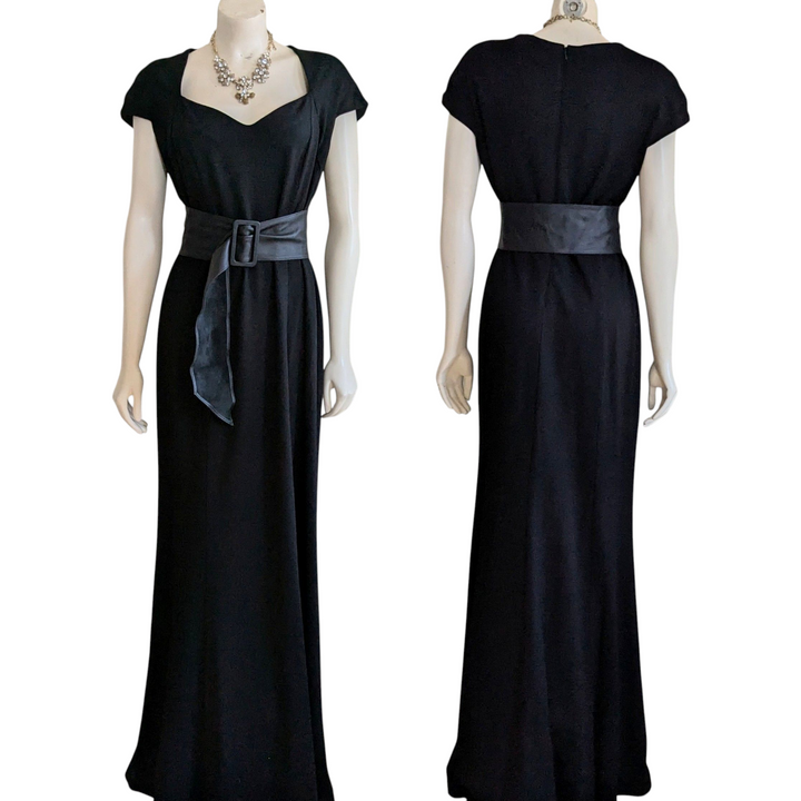 Tadashi Shoji Full Length Knit Dress Size XL