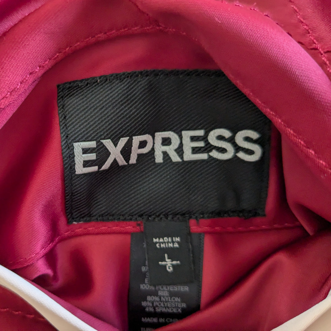 Express Reversible Satin Jacket Size Large