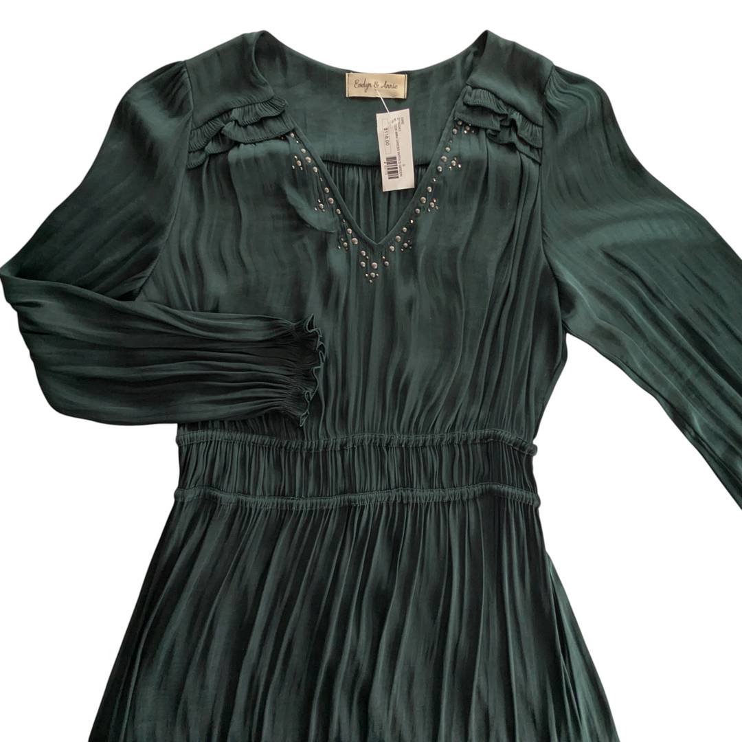 Evelyn & Annie Dark Green Mini Dress Size Small