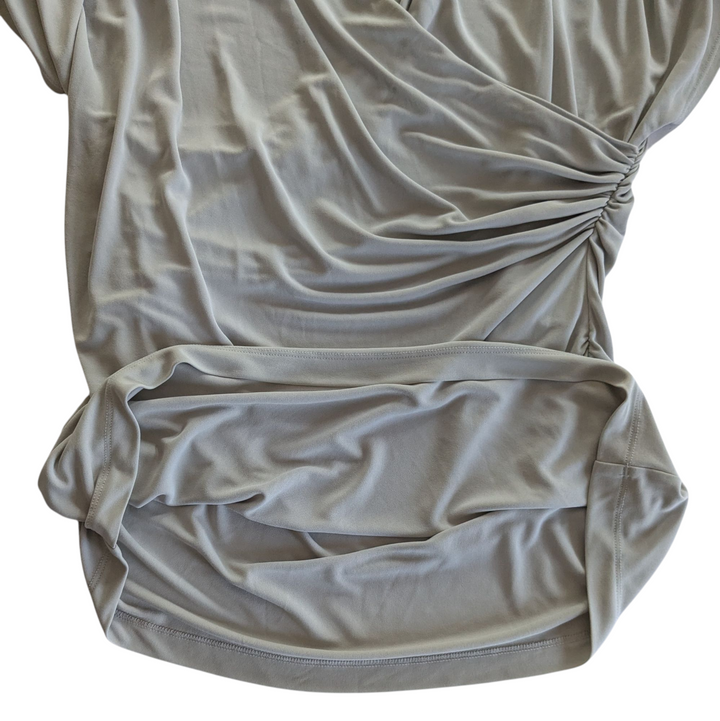 St John Couture Ruched Knit Top Size 16