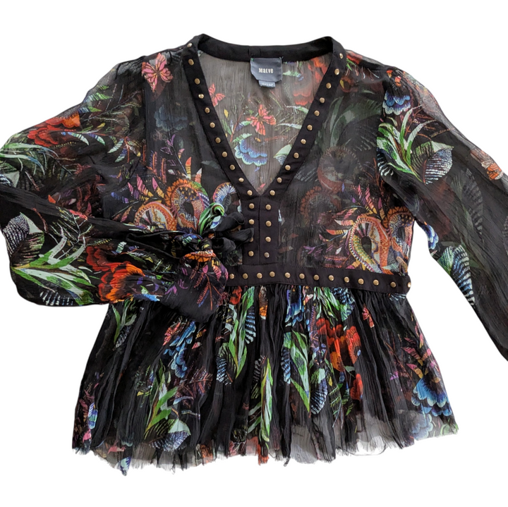 Anthropologie Maeve Sheer Top Size 0