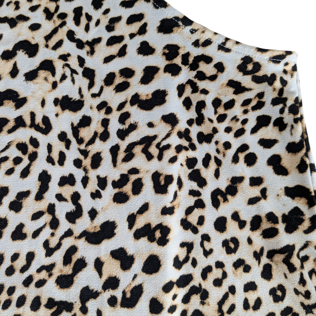 Banana Republic Animal Print Top Size Large