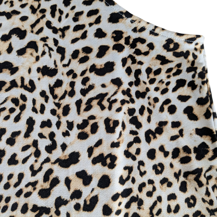 Banana Republic Animal Print Top Size Large