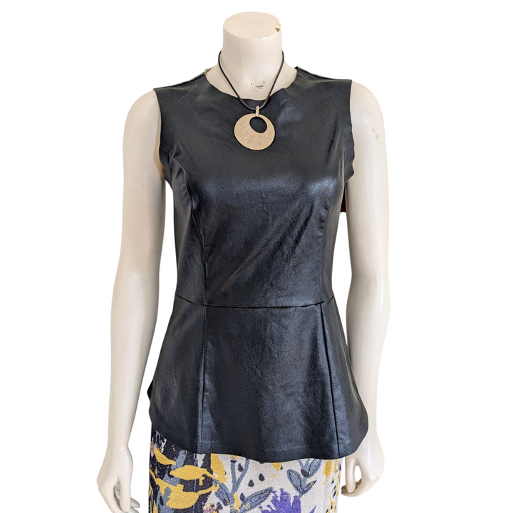 Commando Faux Leather Top Size Small