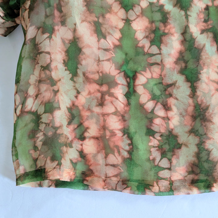 Ulla Johnson Annemarie Serpentine Print Sheer Blouse Size 6