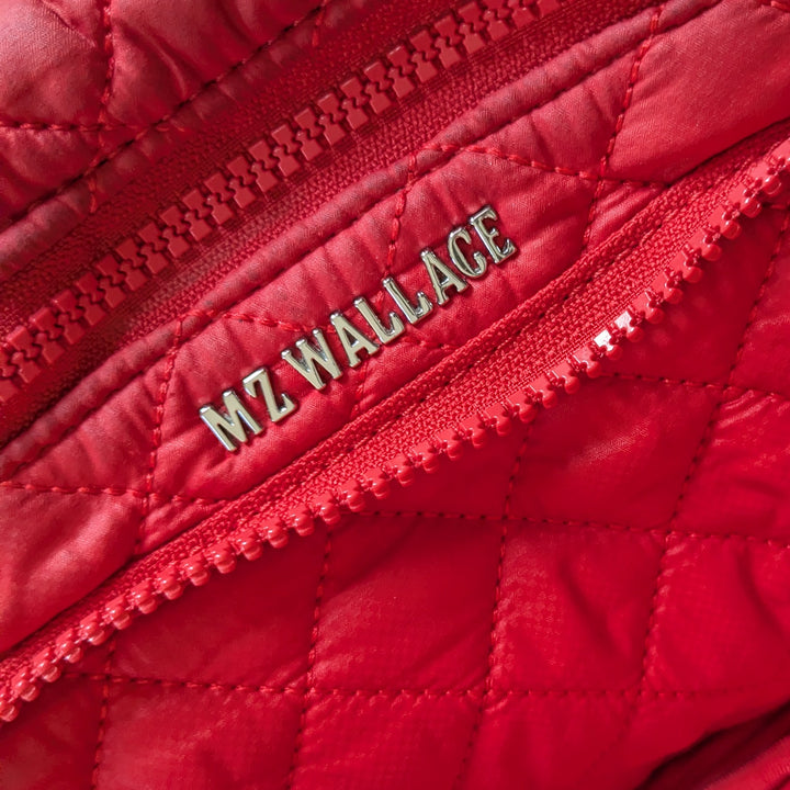 MZ Wallace Red Quilted Belt Bag
