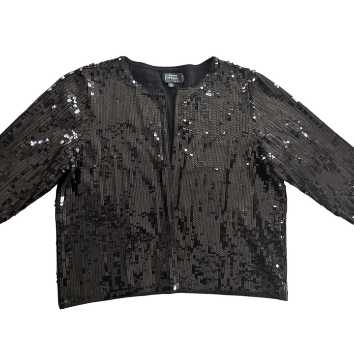 Adrianna Papell Sequin Blazer Size XL
