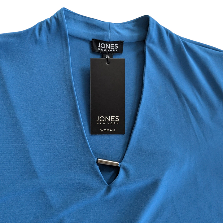 Jones New York Blue Tunic Size XL