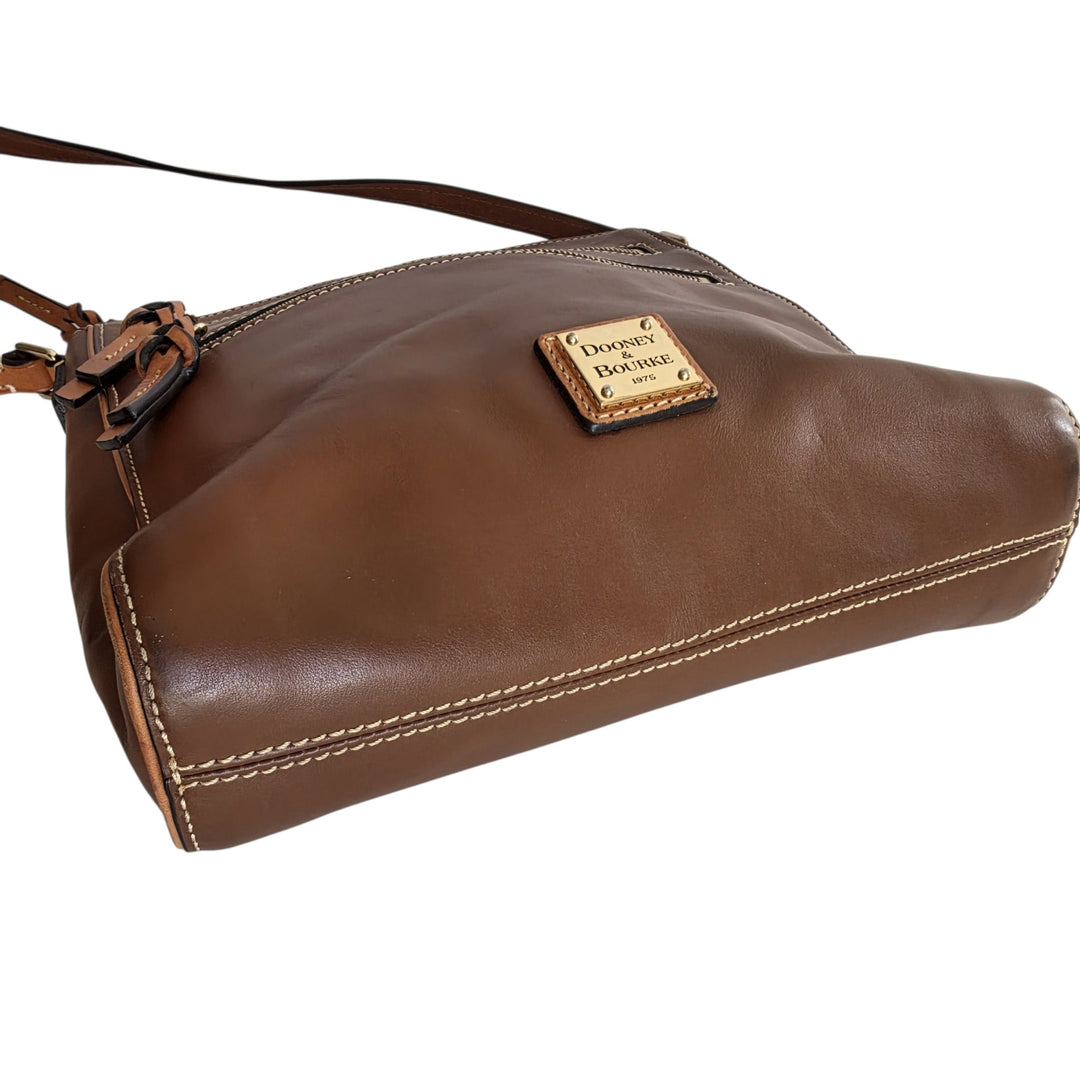 Dooney & Bourke Brown Leather Crossbody