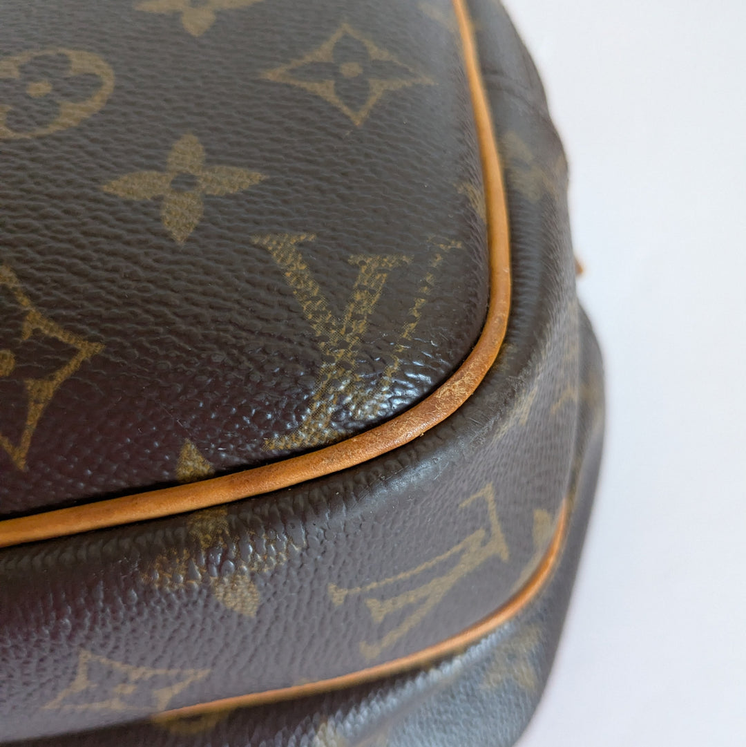 Louis Vuitton Monogrammed Logo Leather Reporter PM Bag