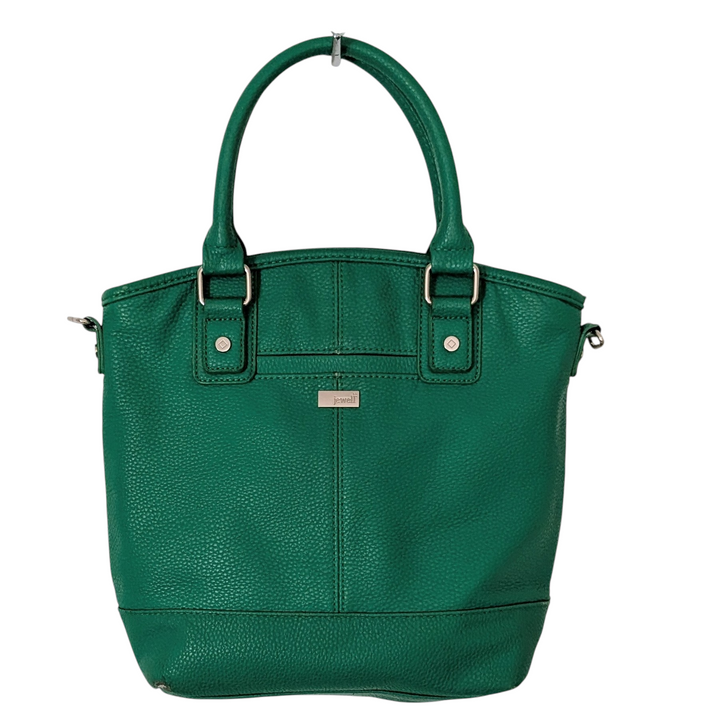 Jewel Green Leather Convertible Satchel