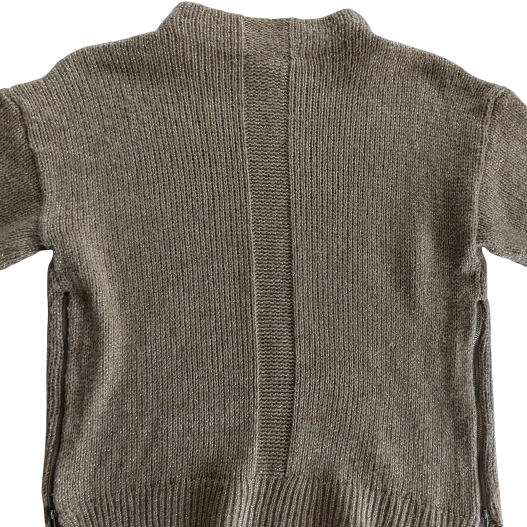 Club Monaco Metallic Gold Sweater Size Medium