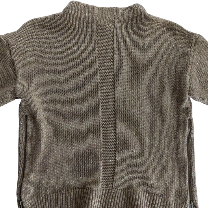 Club Monaco Metallic Gold Sweater Size Medium