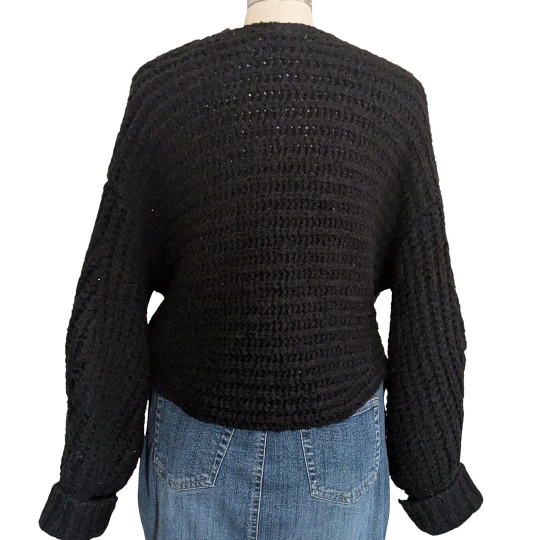 By Anthropologie Knit Bolero Jacket Size 1X