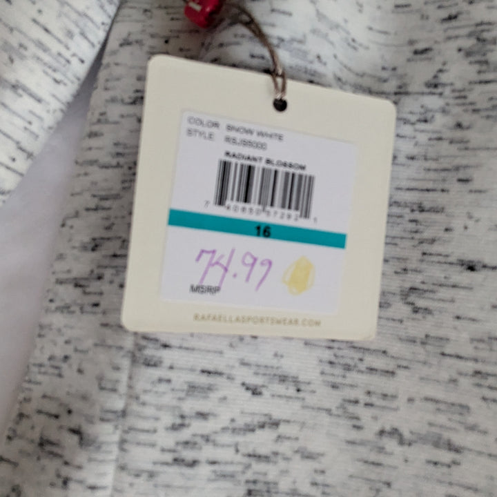 Rafaella Knit Moto Jacket Size 16