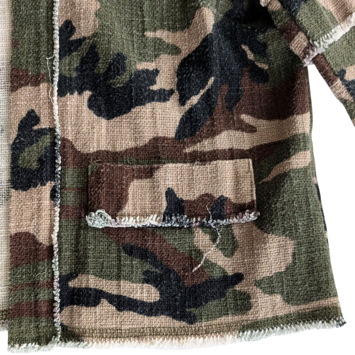 Vicolo Camo Print Cotton Jacket Size Medium