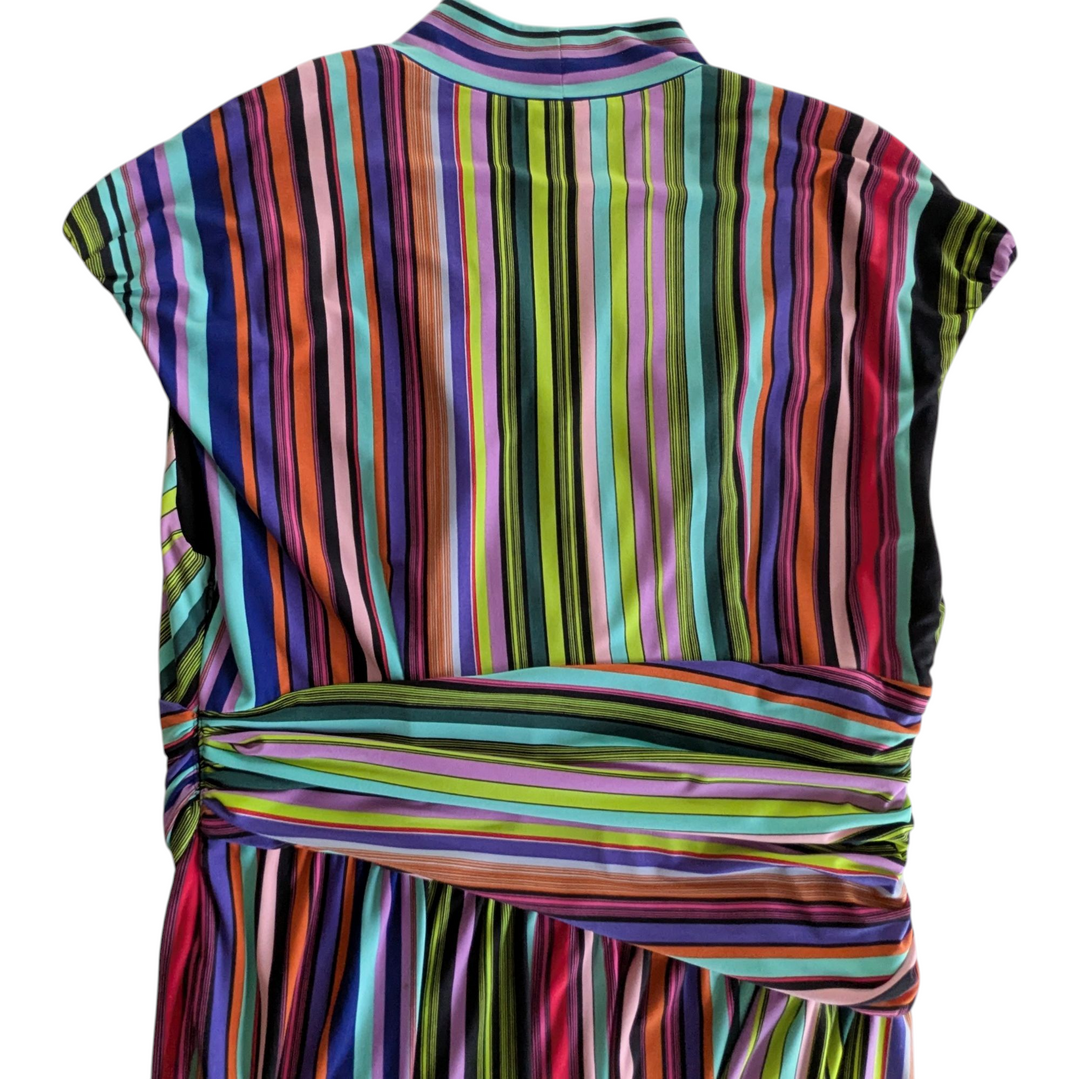 Suzy Chin for Maggy Boutique Faux Wrap Dress Size 16W
