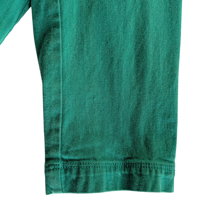 Laura Ashley Green Denim Jacket Size XL