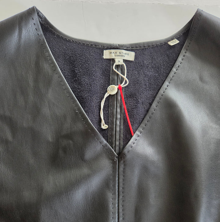 Max Studio Faux Leather Dress Size Medium