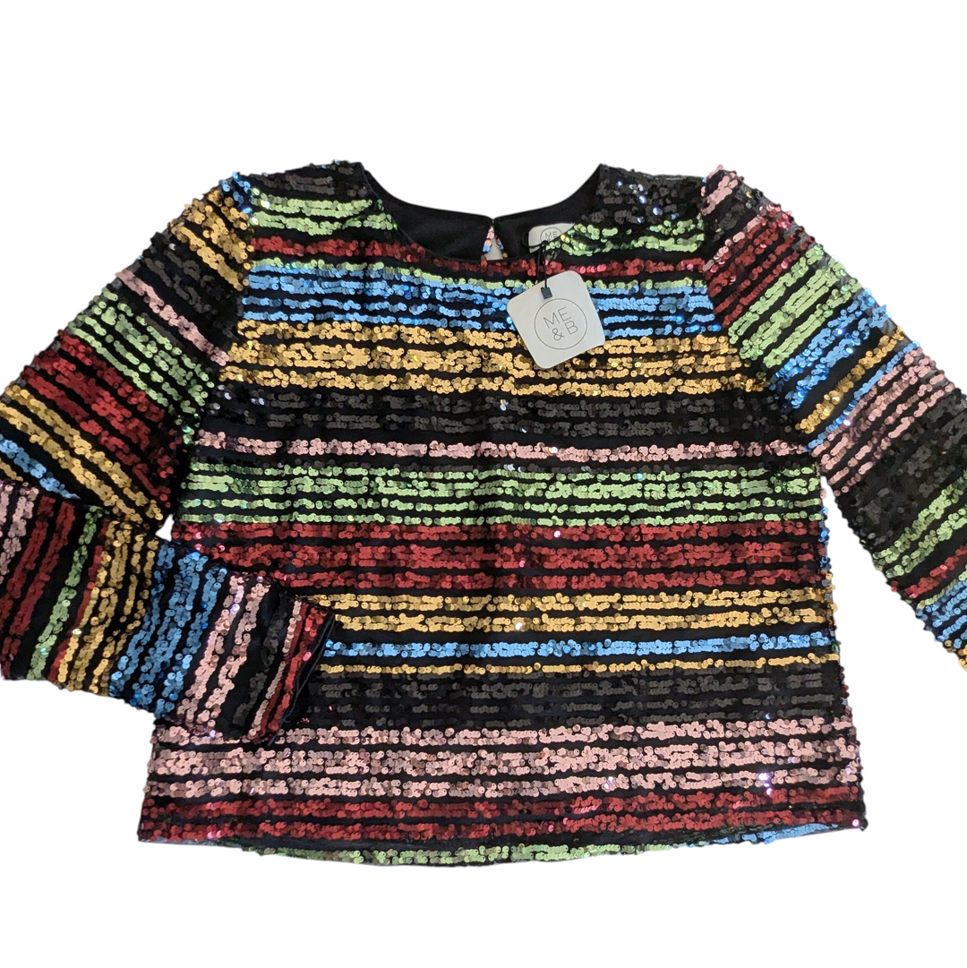ME&B Sequin Top Size 40 NWT
