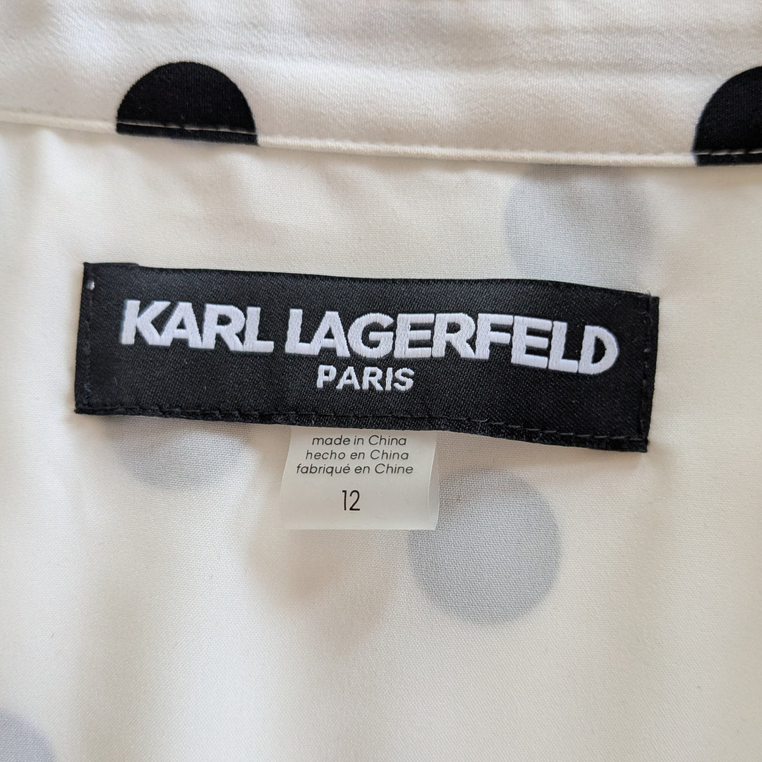Karl Lagerfeld Paris Shirt Dress Size 12