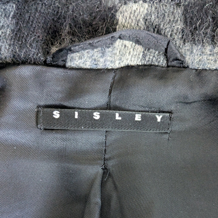 Sisley Wool Blend Coat Size 42