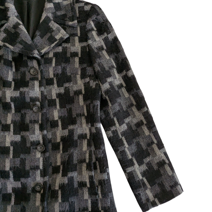 Sisley Wool Blend Coat Size 42