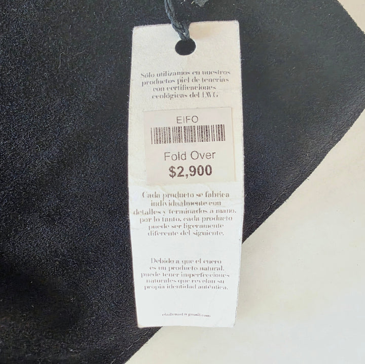 Elai Suede Fold Over Bag