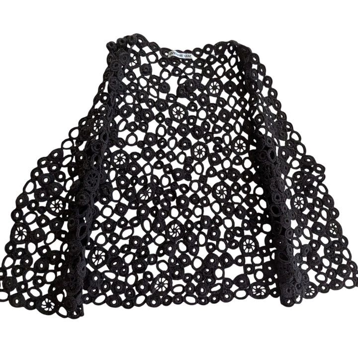 Vivienne Tam Crocheted Open Vest